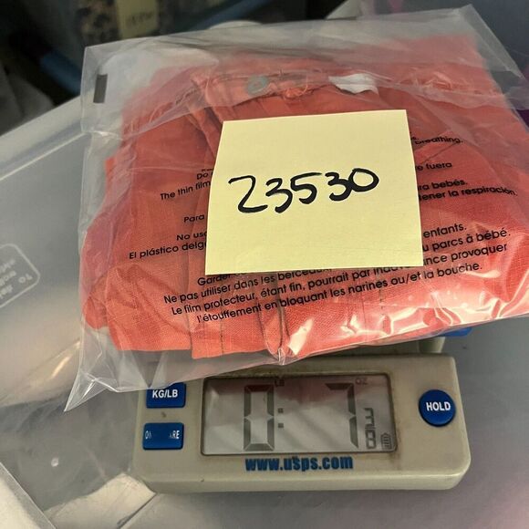 Lauren Vidal Linen Dress Small Orange Sleeveless Shift Raw Hem Summer Resort XS - Picture 13 of 13